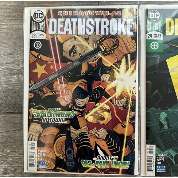 Deathstroke Chinatown #28 #29 DC Comics Universe VG - Picture 2 of 3